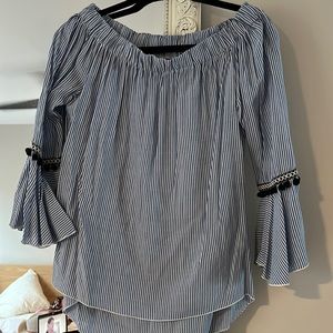 3/4 Stripped Blouse